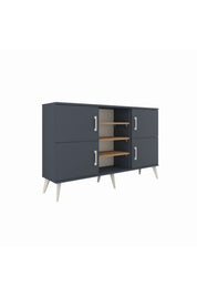 Arges Konsol 5 Raflı 4 Kapaklı 132x30x83 - S144M034V18A
