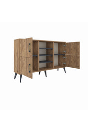 Arges Konsol 5 Raflı 4 Kapaklı 132x30x83 - S144M034V20A