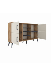 Arges Konsol 5 Raflı 4 Kapaklı 132x30x83 - S144M034V23A