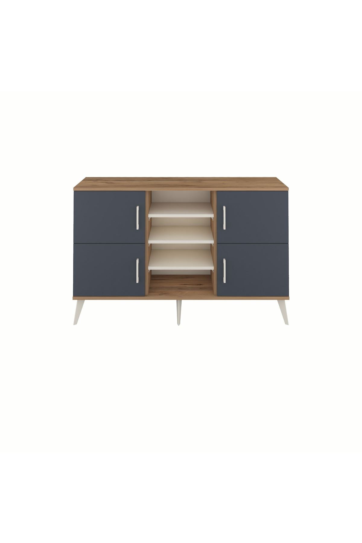 Arges Konsol 5 Raflı 4 Kapaklı 132x30x83 - S144M034V25A