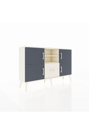 Arges Konsol 4 Raflı Tek Çekmeceli 4 Kapaklı 132x30x83 - S144M035V07A