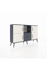 Arges Konsol 4 Raflı Tek Çekmeceli 4 Kapaklı 132x30x83 - S144M035V14A