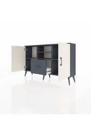 Arges Konsol 4 Raflı Tek Çekmeceli 2 Kapaklı 132x30x83 - S144M036V14A