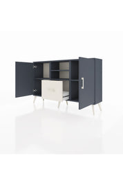 Arges Konsol 4 Raflı Tek Çekmeceli 2 Kapaklı 132x30x83 - S144M036V16A
