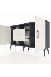 Arges Konsol 3 Raflı Tek Çekmeceli 2 Kapaklı 132x30x83 - S144M037V13A