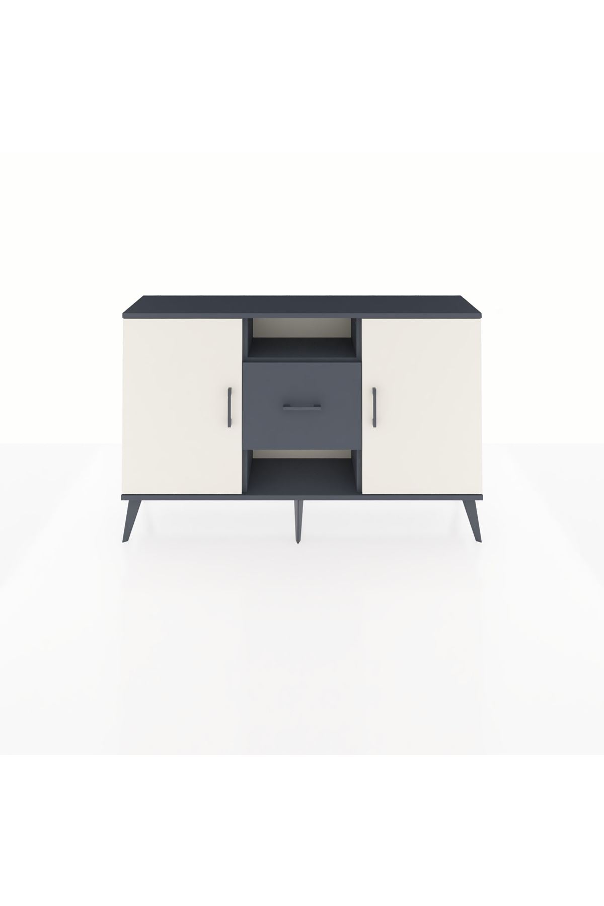 Arges Konsol 3 Raflı Tek Çekmeceli 2 Kapaklı 132x30x83 - S144M037V14A