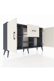 Arges Konsol 3 Raflı Tek Çekmeceli 2 Kapaklı 132x30x83 - S144M038V13A
