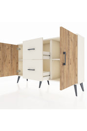 Arges Konsol 2 Raflı 2 Çekmeceli 2 Kapaklı 132x30x83 - S144M039V01A