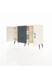 Arges Konsol 2 Raflı 2 Çekmeceli 2 Kapaklı 132x30x83 - S144M039V05A
