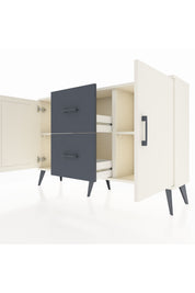Arges Konsol 2 Raflı 2 Çekmeceli 2 Kapaklı 132x30x83 - S144M039V05A
