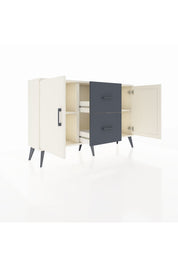 Arges Konsol 2 Raflı 2 Çekmeceli 2 Kapaklı 132x30x83 - S144M039V05A