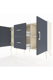 Arges Konsol 2 Raflı 2 Çekmeceli 2 Kapaklı 132x30x83 - S144M039V08A