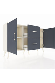 Arges Konsol 2 Raflı 2 Çekmeceli 2 Kapaklı 132x30x83 - S144M039V08A