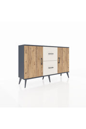 Arges Konsol 2 Raflı 2 Çekmeceli 2 Kapaklı 132x30x83 - S144M039V10A