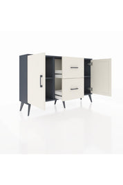 Arges Konsol 2 Raflı 2 Çekmeceli 2 Kapaklı 132x30x83 - S144M039V13A