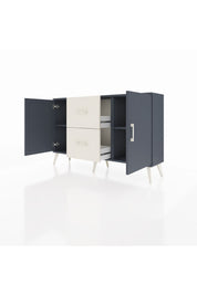 Arges Konsol 2 Raflı 2 Çekmeceli 2 Kapaklı 132x30x83 - S144M039V16A