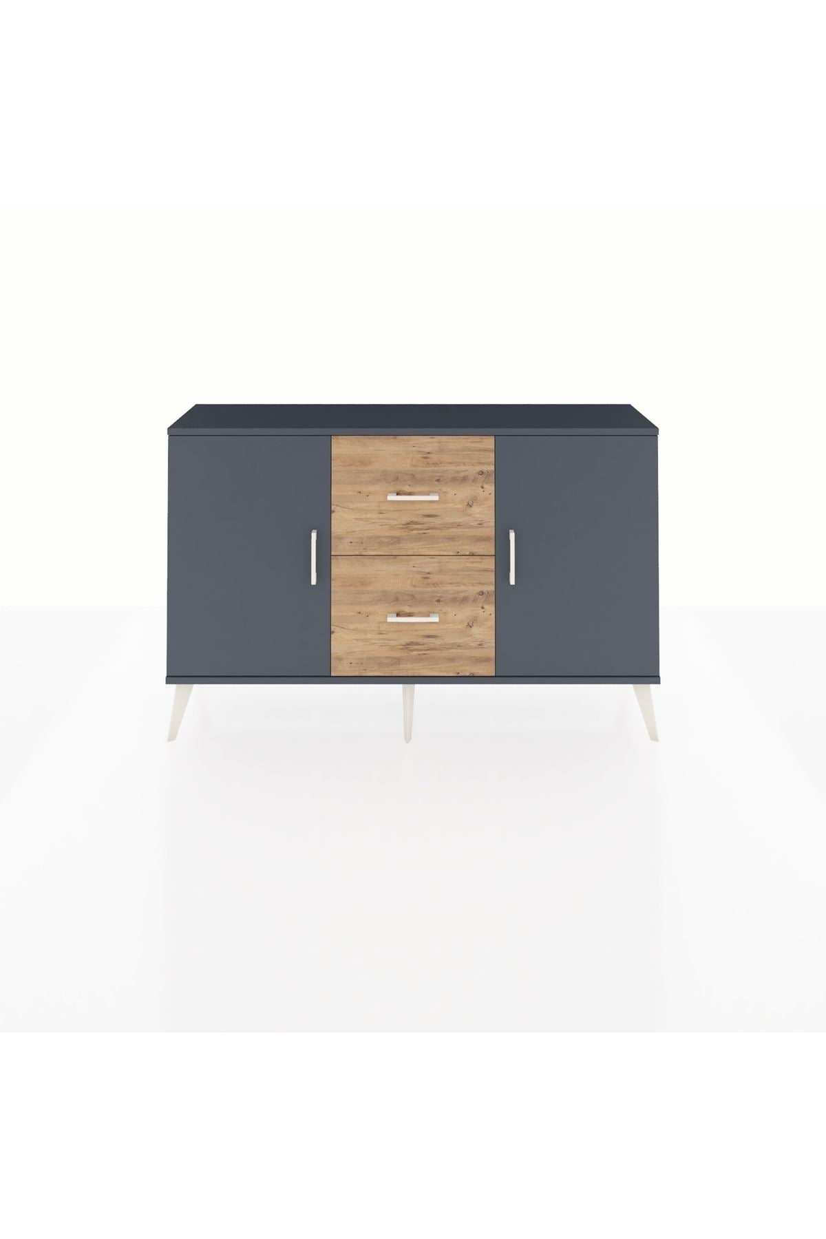 Arges Konsol 2 Raflı 2 Çekmeceli 2 Kapaklı 132x30x83 - S144M039V18A