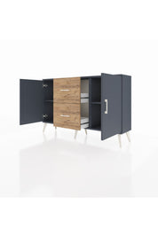 Arges Konsol 2 Raflı 2 Çekmeceli 2 Kapaklı 132x30x83 - S144M039V18A