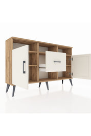 Arges Konsol 5 Raflı Tek Çekmeceli 2 Kapaklı 132x30x83 - S144M040V22A