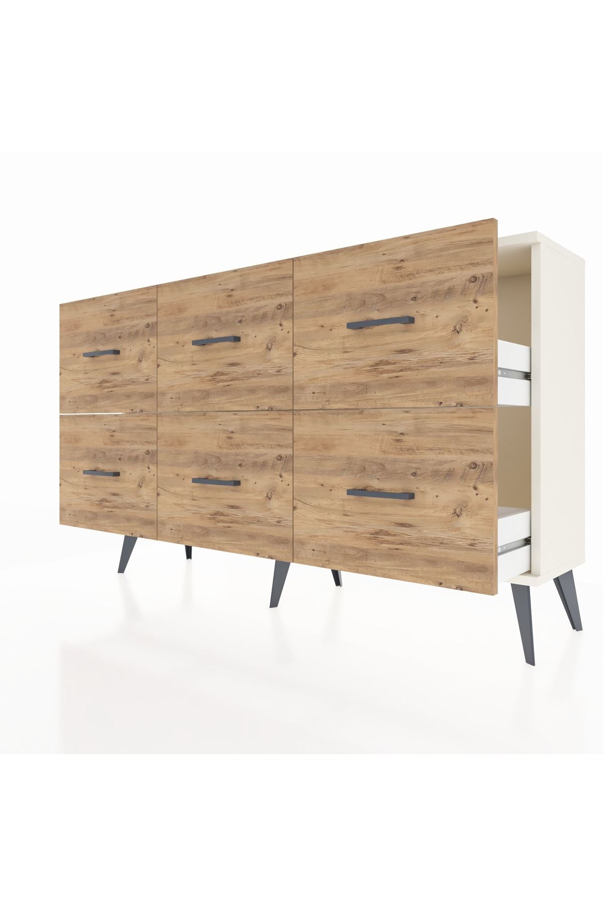 Arges Konsol 6 Çekmeceli 132x30x83 - S144M041V06A