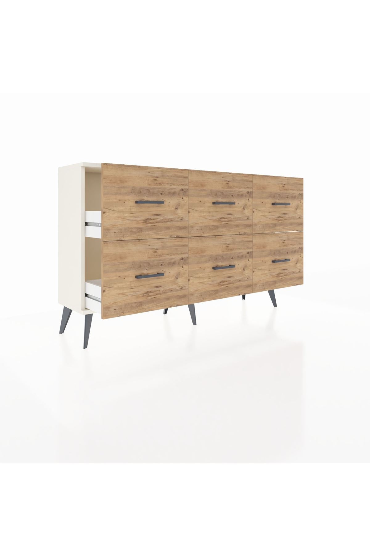 Arges Konsol 6 Çekmeceli 132x30x83 - S144M041V06A