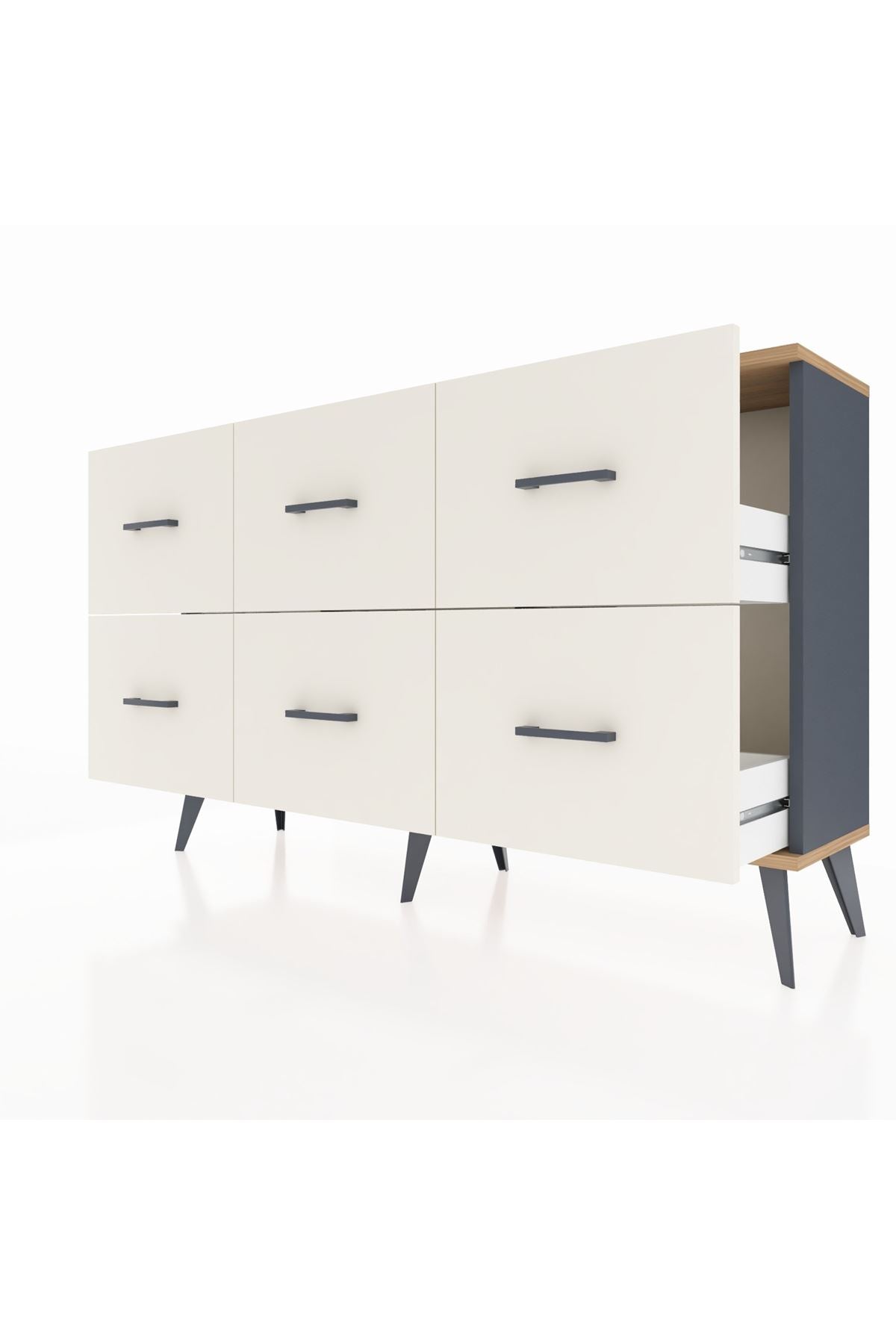 Arges Konsol 6 Çekmeceli 132x30x83 - S144M041V10A