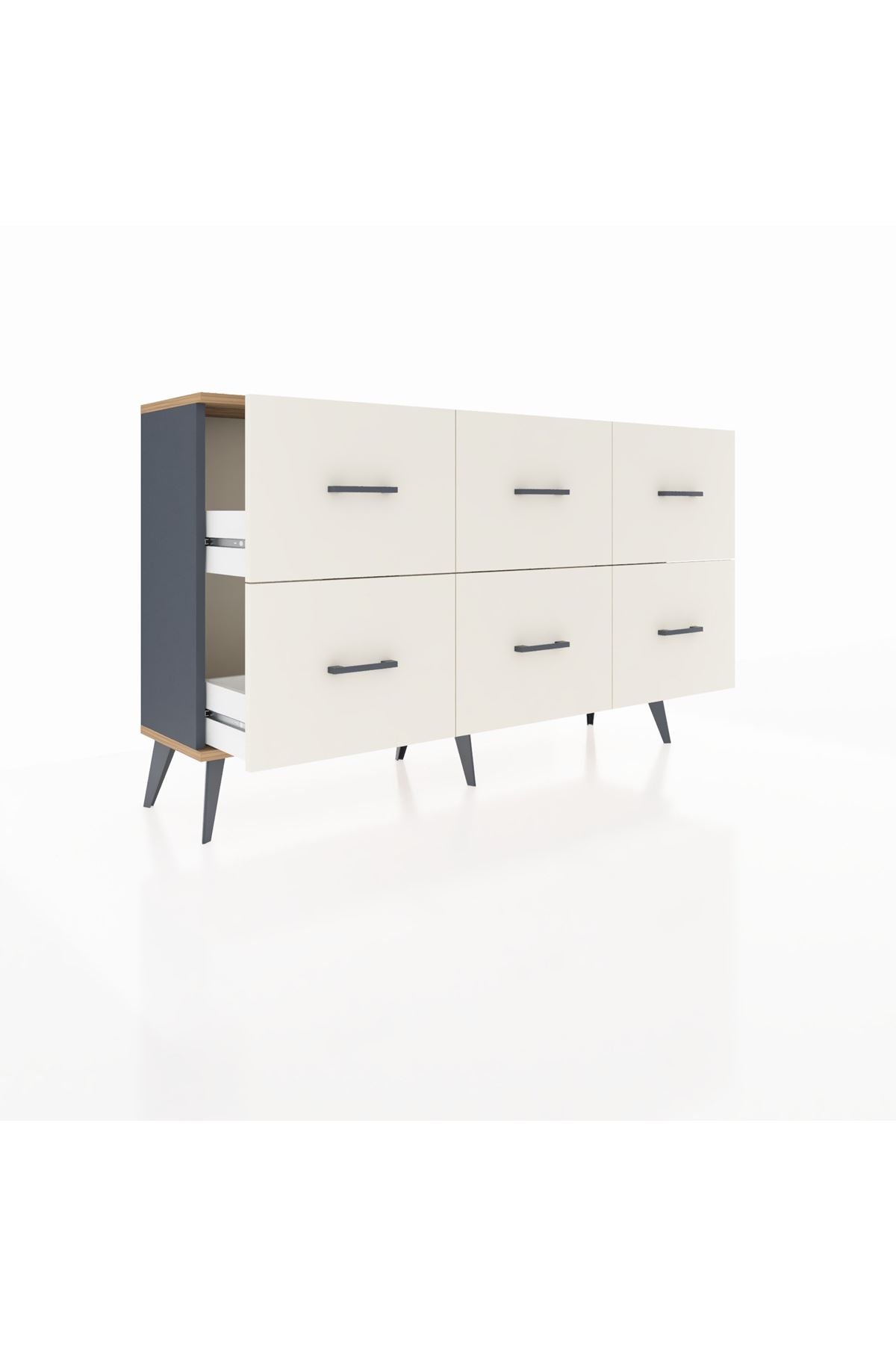 Arges Konsol 6 Çekmeceli 132x30x83 - S144M041V10A