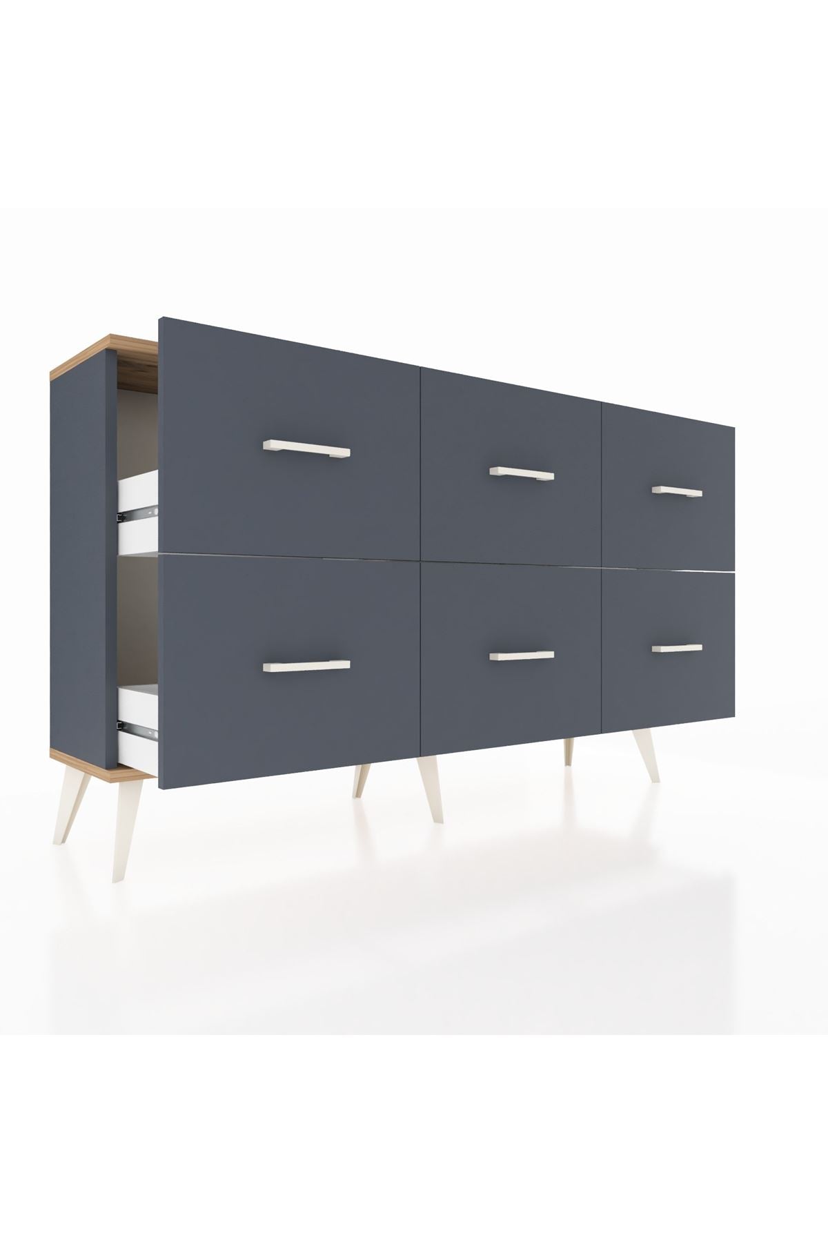 Arges Konsol 6 Çekmeceli 132x30x83 - S144M041V11A