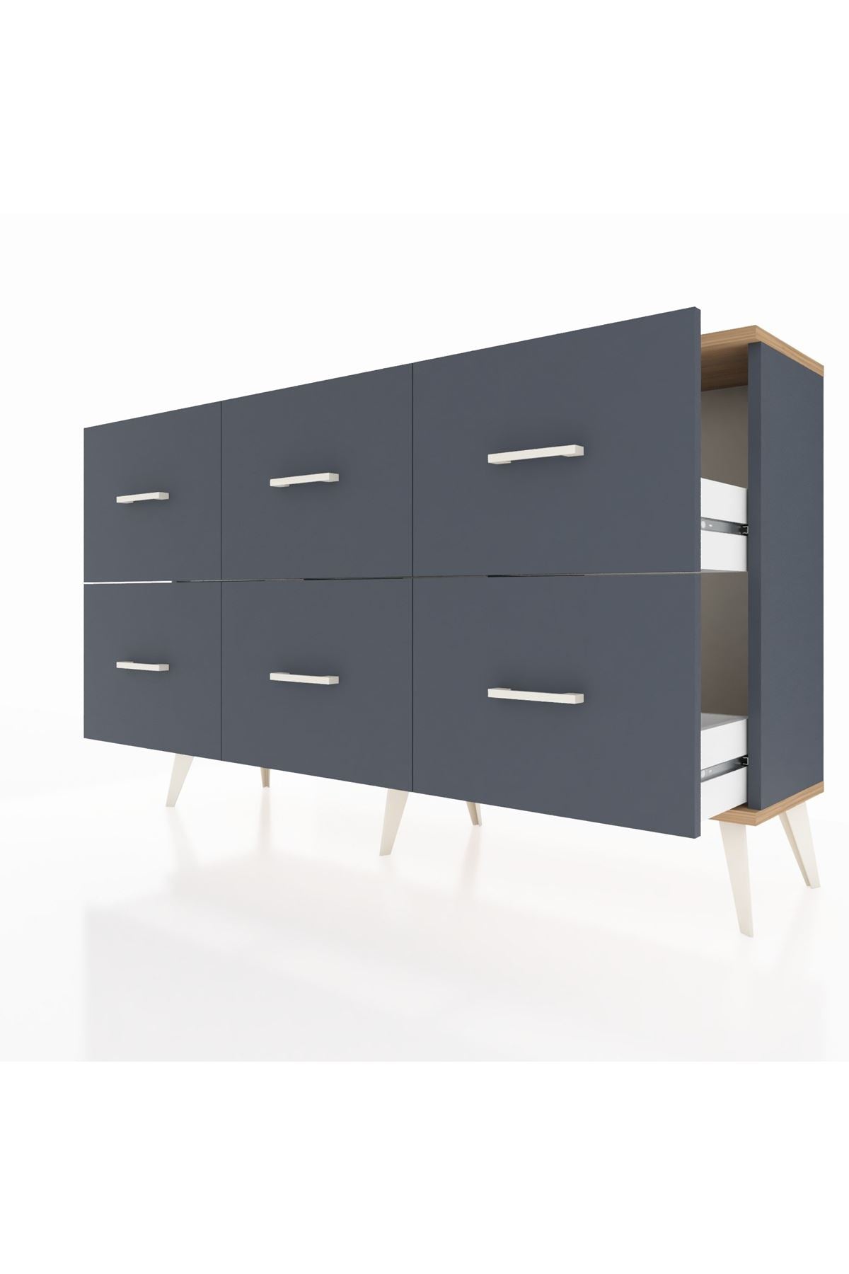 Arges Konsol 6 Çekmeceli 132x30x83 - S144M041V11A