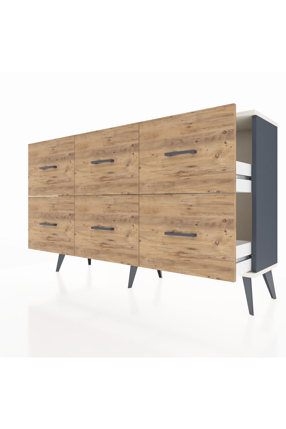 Arges Konsol 6 Çekmeceli 132x30x83 - S144M041V15A