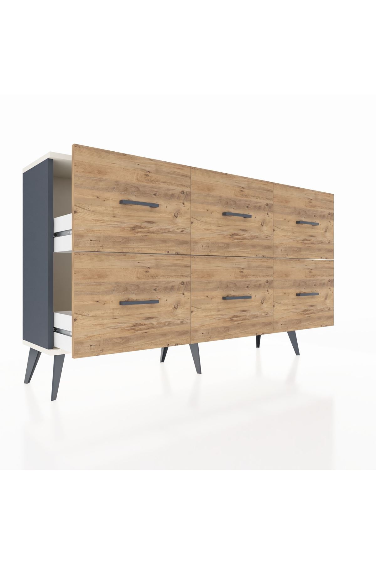 Arges Konsol 6 Çekmeceli 132x30x83 - S144M041V15A