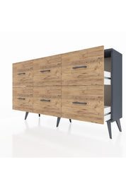 Arges Konsol 6 Çekmeceli 132x30x83 - S144M041V18A