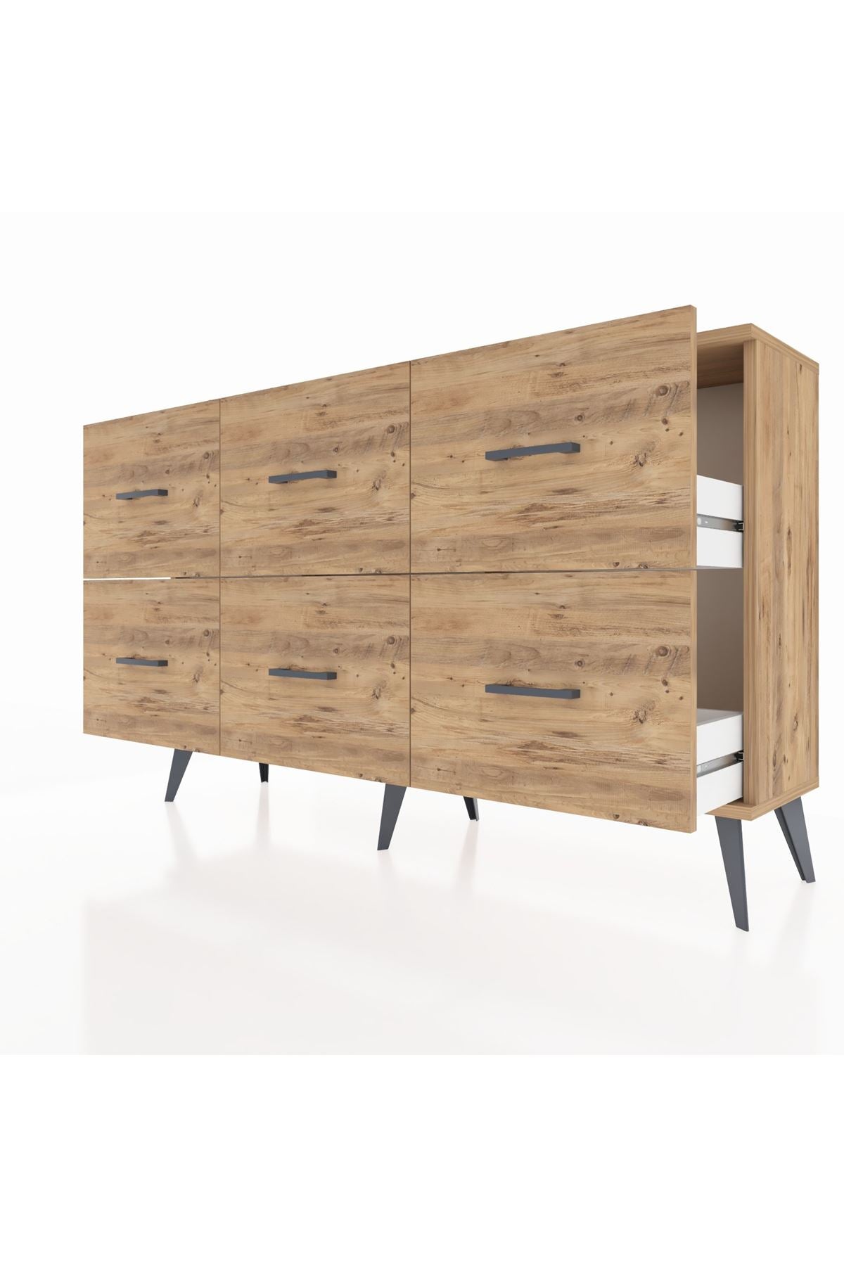Arges Konsol 6 Çekmeceli 132x30x83 - S144M041V21A
