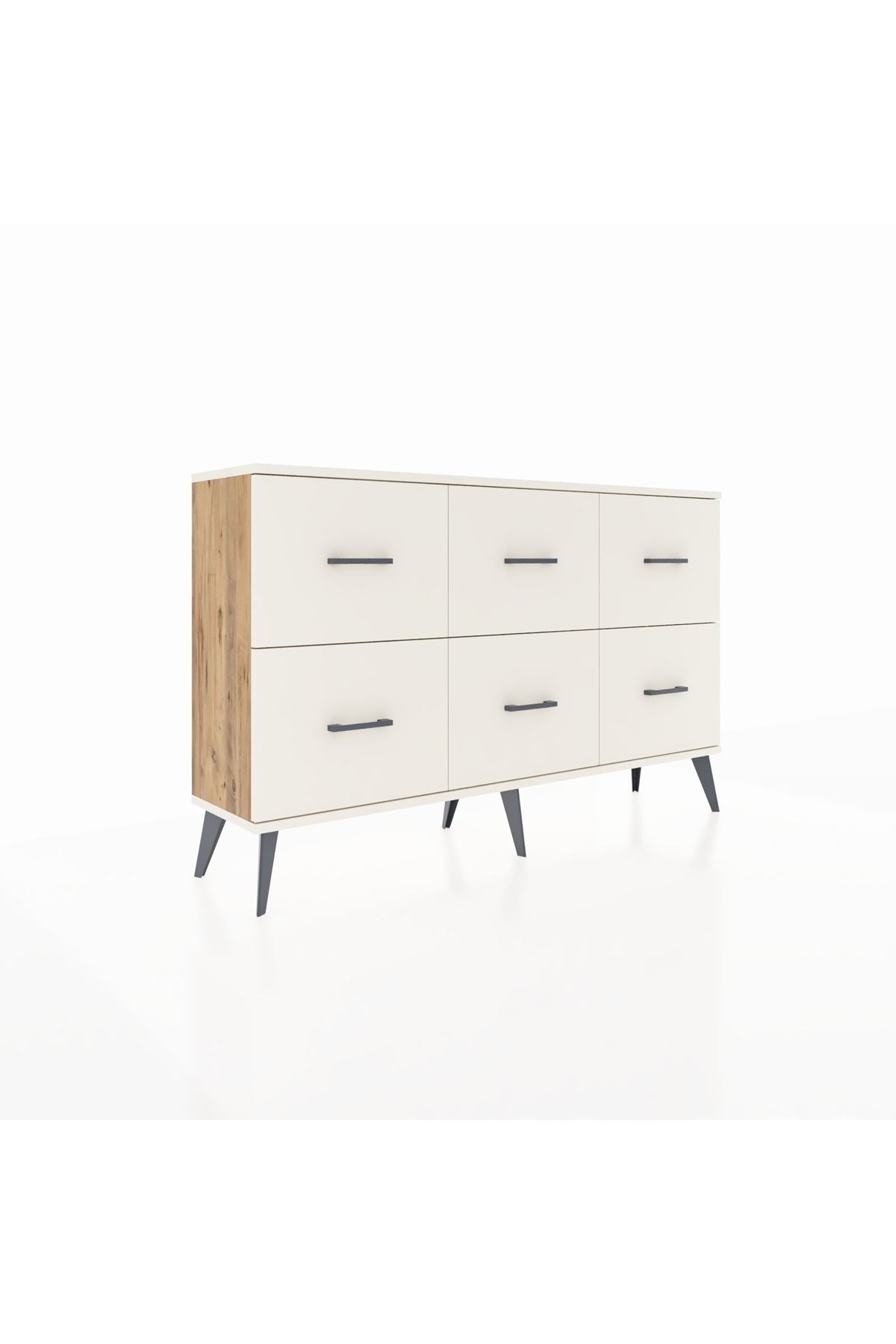 Arges Konsol 6 Çekmeceli 132x30x83 - S144M041V22A