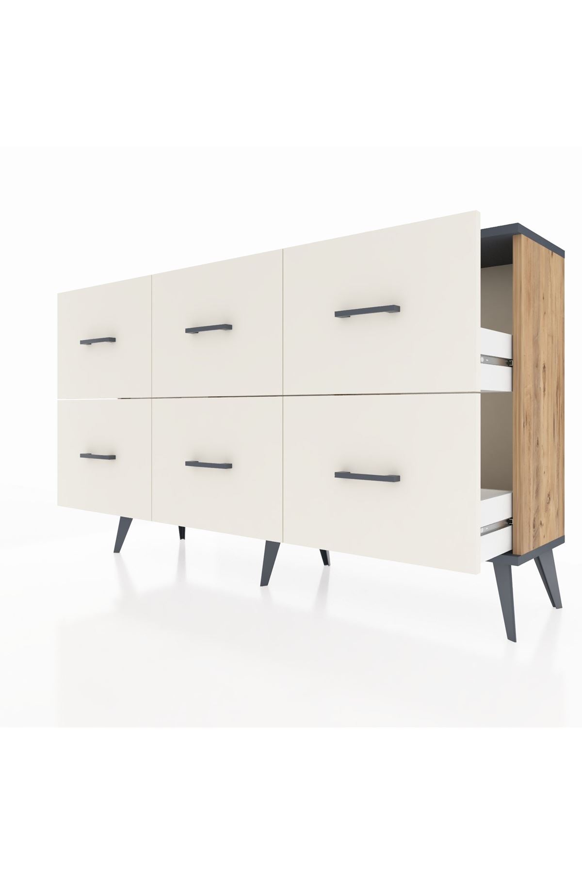 Arges Konsol 6 Çekmeceli 132x30x83 - S144M041V25A