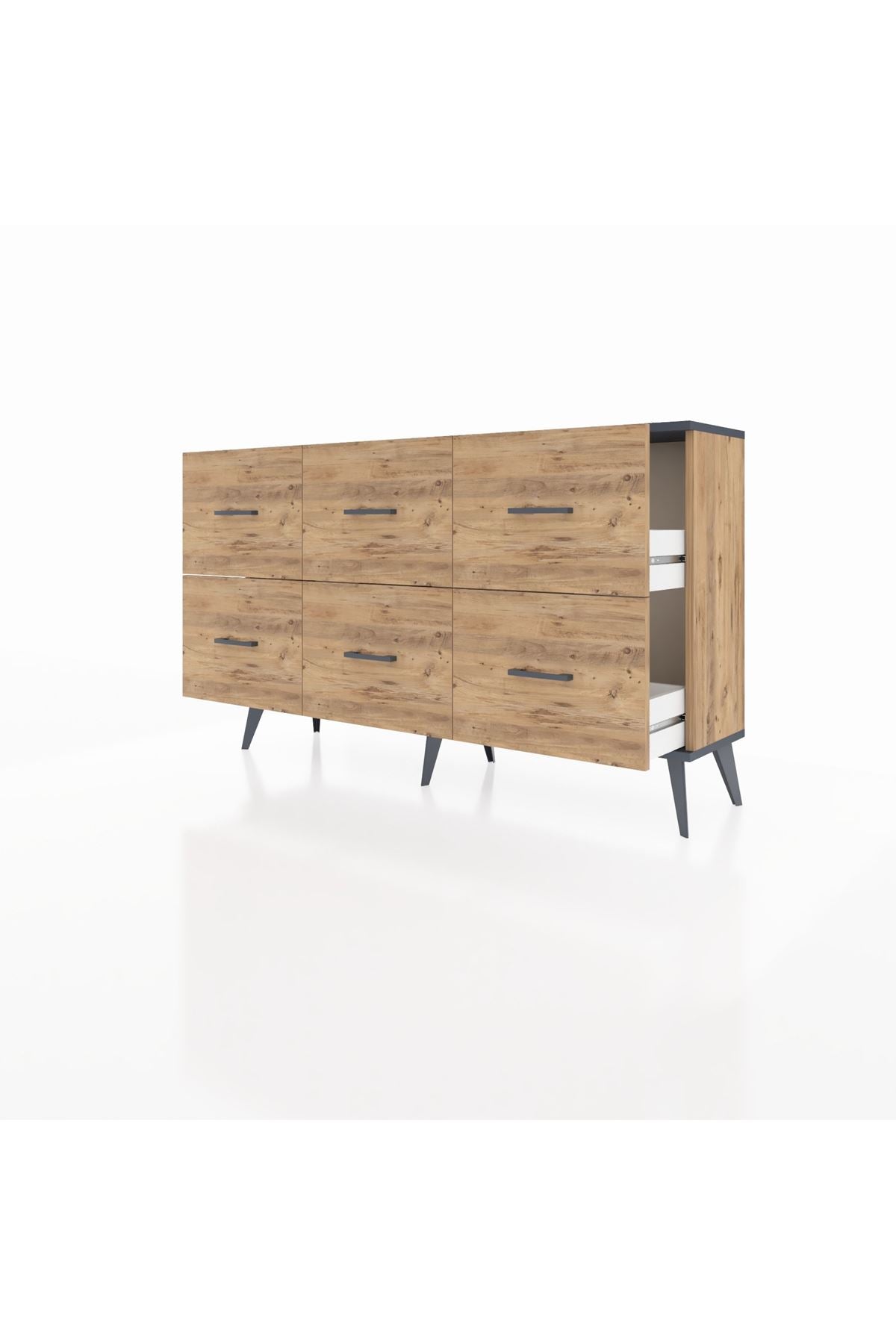 Arges Konsol 6 Çekmeceli 132x30x83 - S144M041V27A