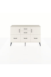 Arges Konsol 2 Raflı 5 Çekmeceli 2 Kapaklı 132x30x83 - S144M042V04A
