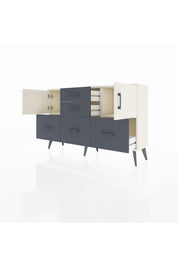 Arges Konsol 2 Raflı 5 Çekmeceli 2 Kapaklı 132x30x83 - S144M042V05A