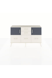 Arges Konsol 2 Raflı 5 Çekmeceli 2 Kapaklı 132x30x83 - S144M042V07A