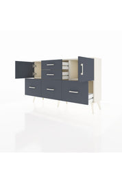 Arges Konsol 2 Raflı 5 Çekmeceli 2 Kapaklı 132x30x83 - S144M042V08A