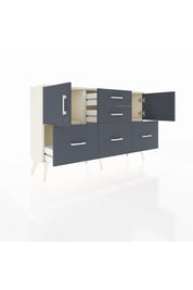 Arges Konsol 2 Raflı 5 Çekmeceli 2 Kapaklı 132x30x83 - S144M042V08A