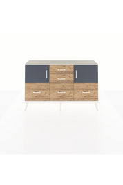 Arges Konsol 2 Raflı 5 Çekmeceli 2 Kapaklı 132x30x83 - S144M042V09A