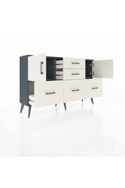 Arges Konsol 2 Raflı 5 Çekmeceli 2 Kapaklı 132x30x83 - S144M042V13A