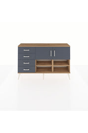 Arges Konsol 4 Raflı 4 Çekmeceli 2 Kapaklı 132x30x83 - S144M031V26A