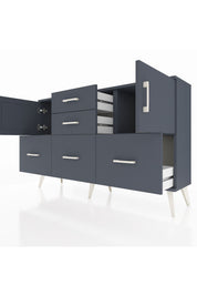 Arges Konsol 2 Raflı 5 Çekmeceli 2 Kapaklı 132x30x83 - S144M042V17A