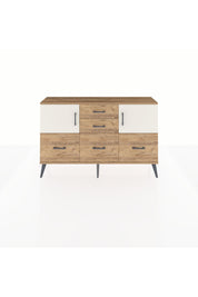 Arges Konsol 2 Raflı 5 Çekmeceli 2 Kapaklı 132x30x83 - S144M042V24A