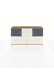 Arges Konsol 2 Raflı 5 Çekmeceli 2 Kapaklı 132x30x83 - S144M042V25A