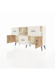 Arges Konsol 2 Raflı 3 Çekmeceli 2 Kapaklı 132x30x83 - S144M043V01A