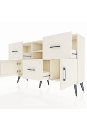 Arges Konsol 2 Raflı 3 Çekmeceli 2 Kapaklı 132x30x83 - S144M043V04A