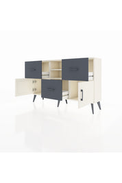 Arges Konsol 2 Raflı 3 Çekmeceli 2 Kapaklı 132x30x83 - S144M043V05A